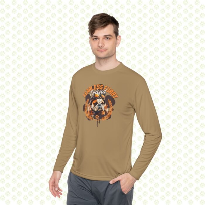 Fearless Furry Friend Unisex Lightweight Long Sleeve Tee