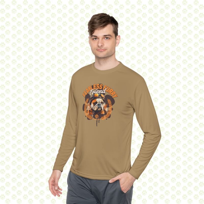Fearless Furry Friend Unisex Lightweight Long Sleeve Tee