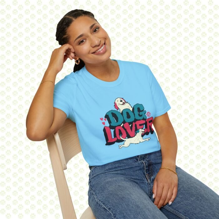 Dog Lover T-Shirt - Unisex Softstyle - Image 8