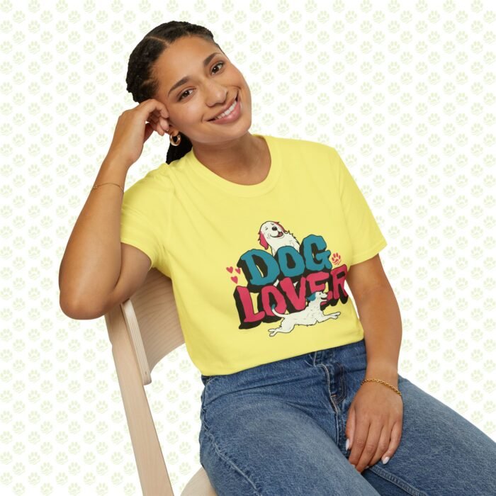 Dog Lover T-Shirt - Unisex Softstyle - Image 4