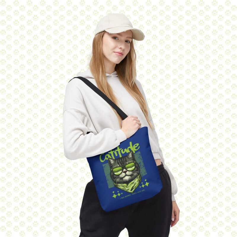 Catitude Cat Lover Tote Bag