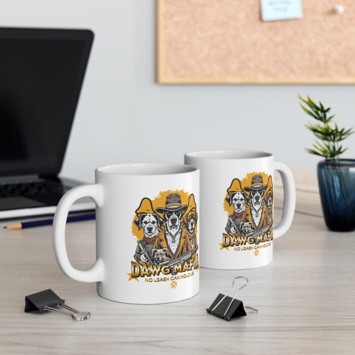 Dawg Mafia Ceramic Mug – Funny Dog Lover Coffee Cup, 11oz & 15oz Sizes, Unique Gift for Pet Owners - Image 4