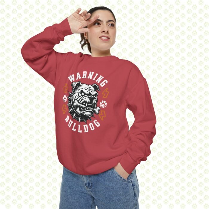 Bulldog Warning Sweatshirt - Image 8