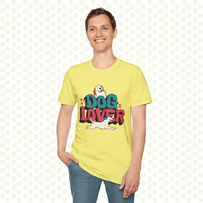 Dog Lover T-Shirt - Unisex Softstyle - Image 3