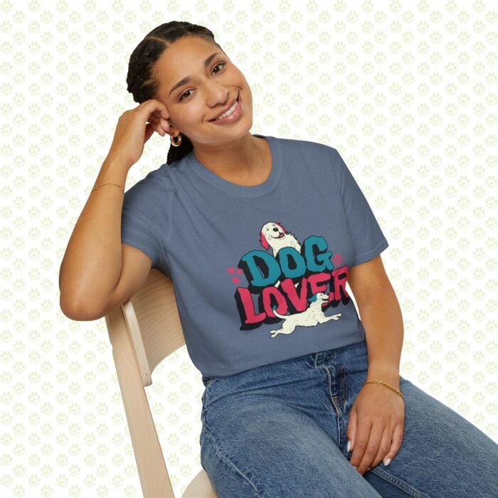 Dog Lover T-Shirt - Unisex Softstyle - Image 9