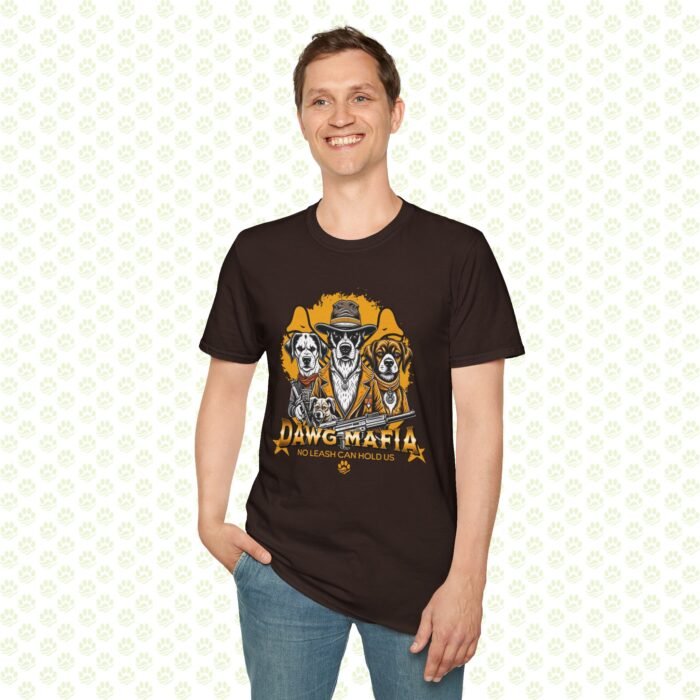 Dawg Mafia Dog Lover Unisex T-Shirt – Funny Dog Gang Graphic Tee, Pet Owner Gift, Casual Dog Shirt - Image 2