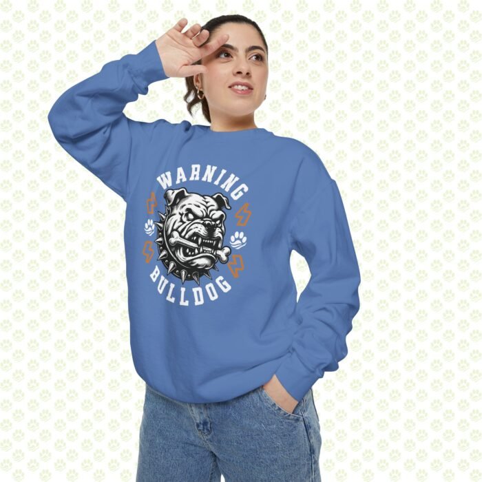 Bulldog Warning Sweatshirt - Image 6
