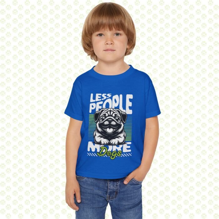 Toddler T-shirt - more dogs less people design