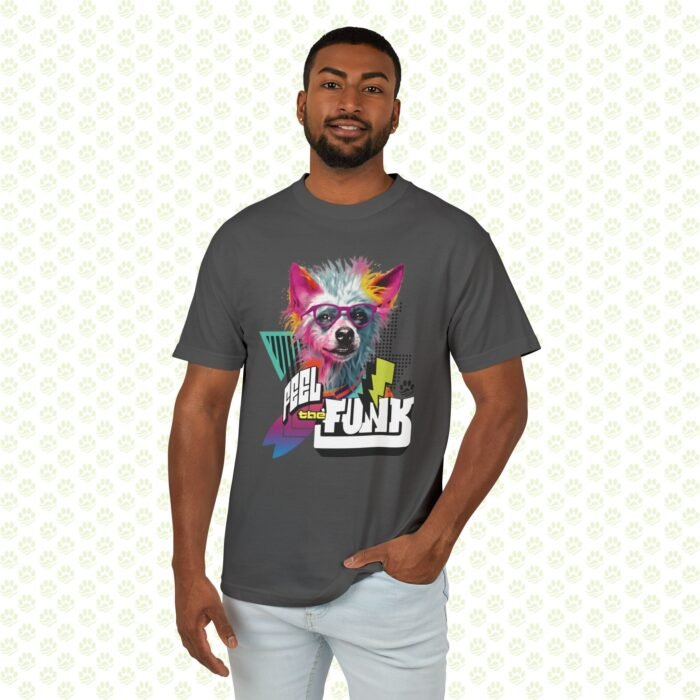 Unisex Garment-Dyed Heavyweight Dog Lover Cotton Tee – Durable Vintage Pet Lover Shirt, Soft Relaxed Fit - Image 8
