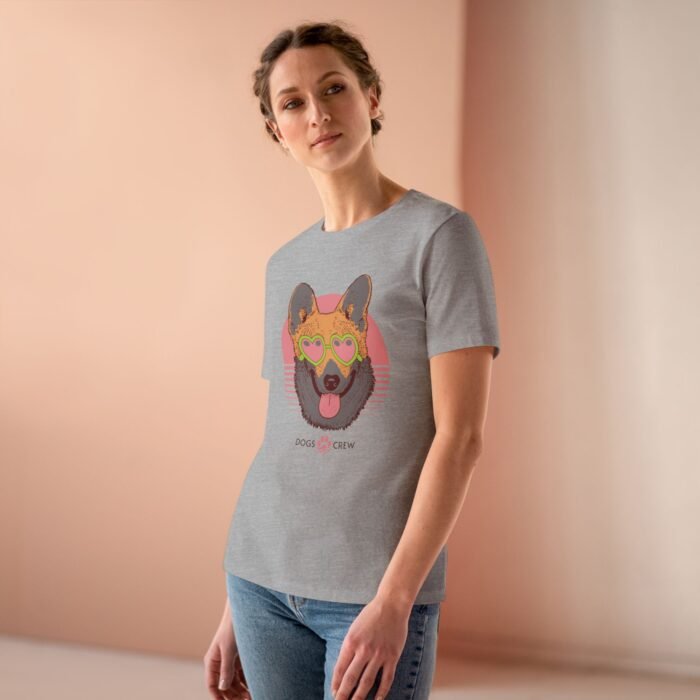 Dogs Crew Cotton Tee – Cute Animal Women’s T-Shirt, Dog Lover Gift, Soft & Comfy Crewneck - Image 7