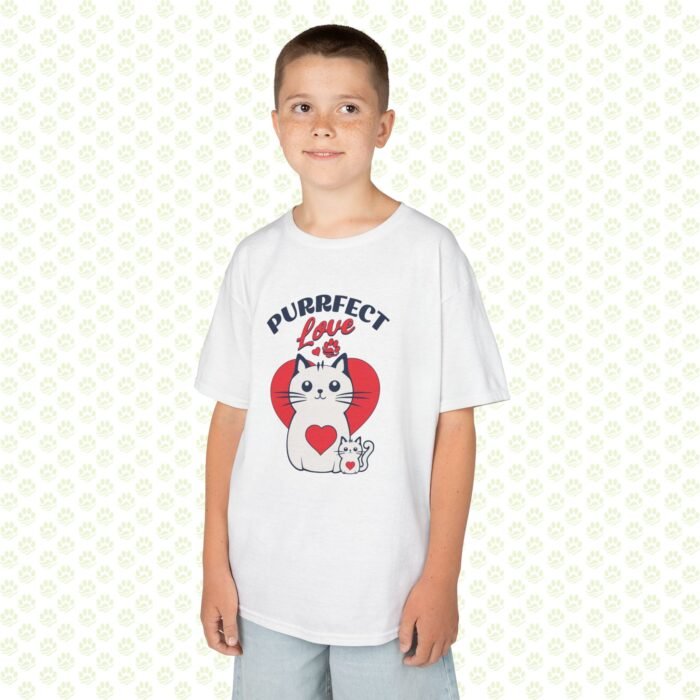 Perfect Love Cats Kids T-Shirt – Cute Kitty Design, Gift for Cat Lovers, Soft & Durable Children’s Tee - Image 3