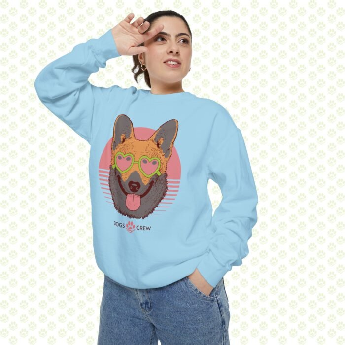Dogs Crew Sweatshirt – Cute Animal Graphic Unisex Pullover, Cozy Dog Lover Gift, Soft Cotton Blend - Image 6