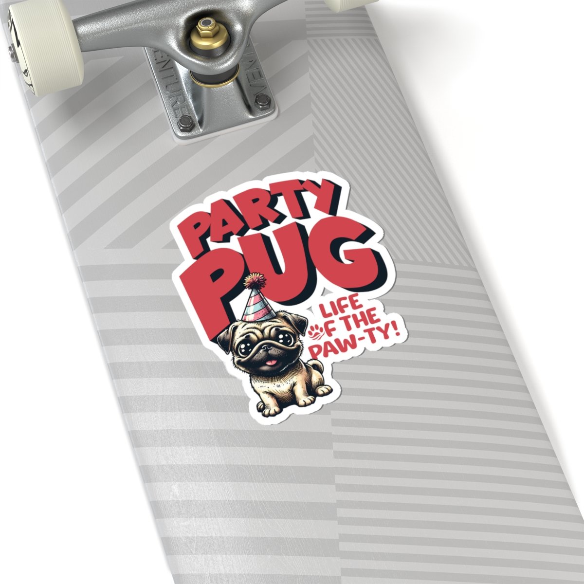 Party PUG Stickers – Cute Celebration Dog Decals, Fun Planner & Gift, Pug Birthday Party Favor - Image 8