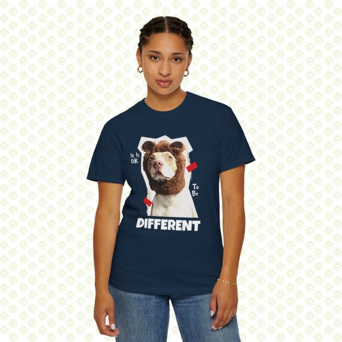 Dog Lovers Unisex Garment-Dyed T-Shirt – Inspirational Dog Graphic Tee, Soft Vintage-Style Heavyweight Cotton Pet Lover Gift - Image 3