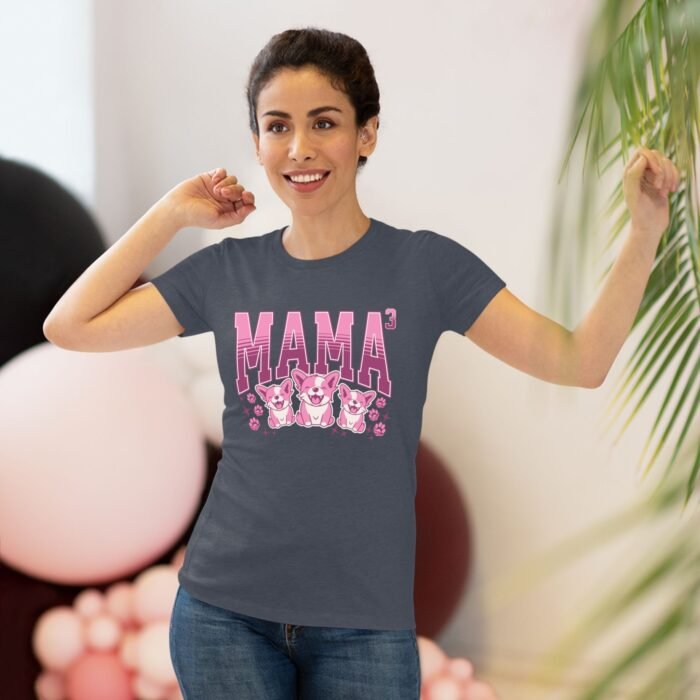 Women’s Tee – Mom of Three Dogs – Dog Mom Gift Shirt, Cute Pet Lover Apparel - Image 5