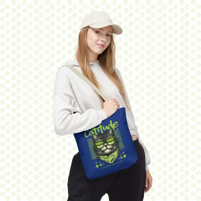 Catitude Cat Lover Tote Bag – Cute & Durable Feline Attitude Tote, Stylish Gift for Cat Fans - Image 7
