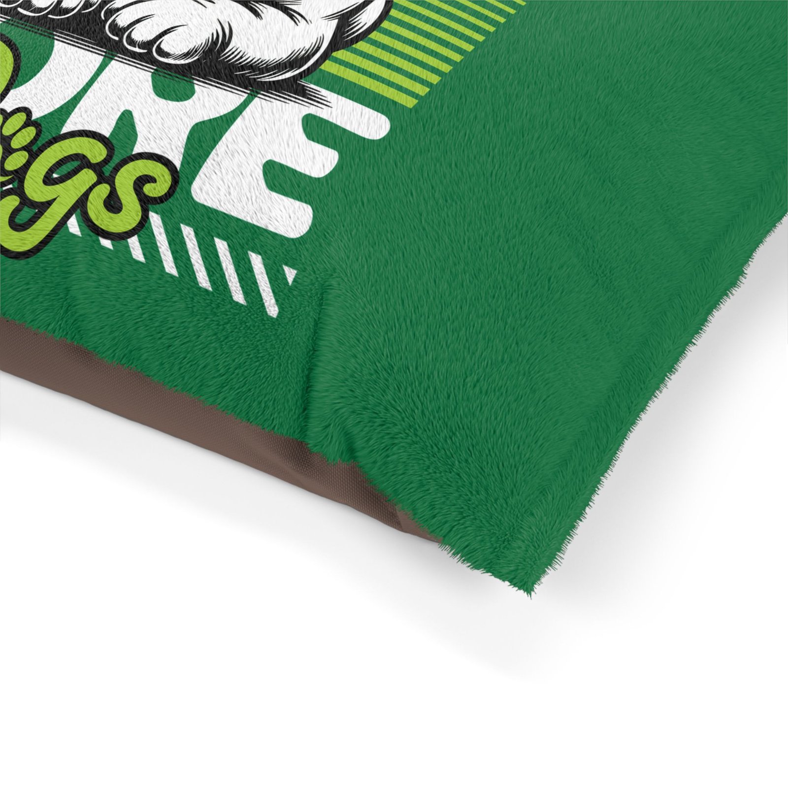 Less People More Dogs Pet Bed – Cozy Dog Mattress, Funny Quote Design, Machine Washable, Multiple Sizes