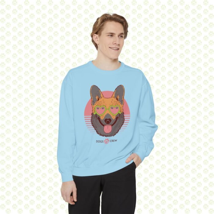 Dogs Crew Sweatshirt – Cute Animal Graphic Unisex Pullover, Cozy Dog Lover Gift, Soft Cotton Blend - Image 5