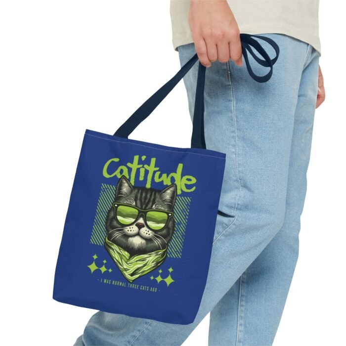 Catitude Cat Lover Tote Bag – Cute & Durable Feline Attitude Tote, Stylish Gift for Cat Fans - Image 10