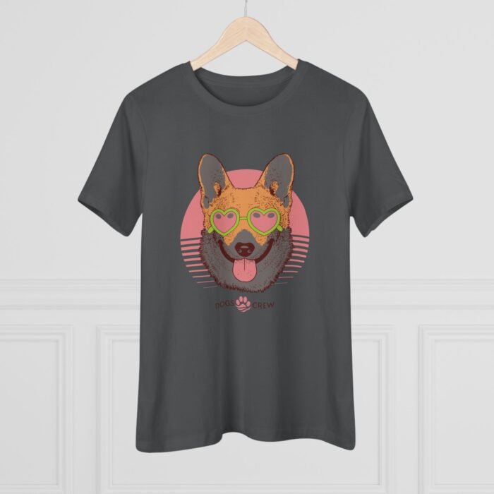 Dogs Crew Cotton Tee – Cute Animal Women’s T-Shirt, Dog Lover Gift, Soft & Comfy Crewneck - Image 11