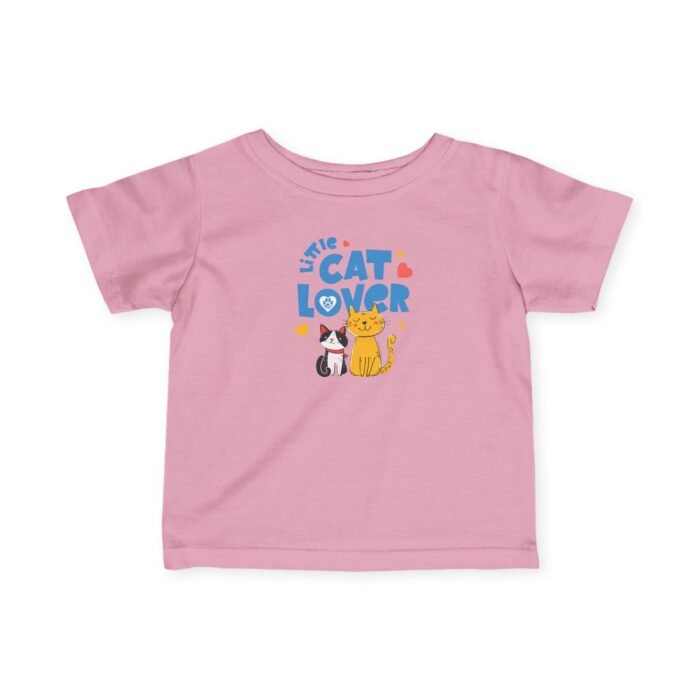 Cat Lover Infant Fine Jersey Tee – Little Cat Lover, Soft Kitten Graphic Baby T-Shirt, Cute Gift for Newborns & Parents - Image 4