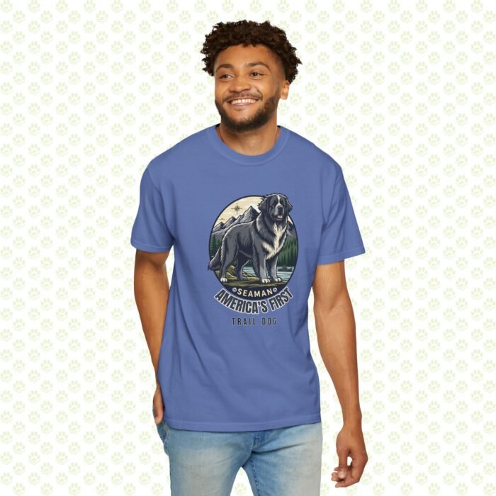 America’s First Trail Dog Seaman Unisex Garment-Dyed T-Shirt – Lewis & Clark Expedition, Historical Dog Lover Tee - Image 7