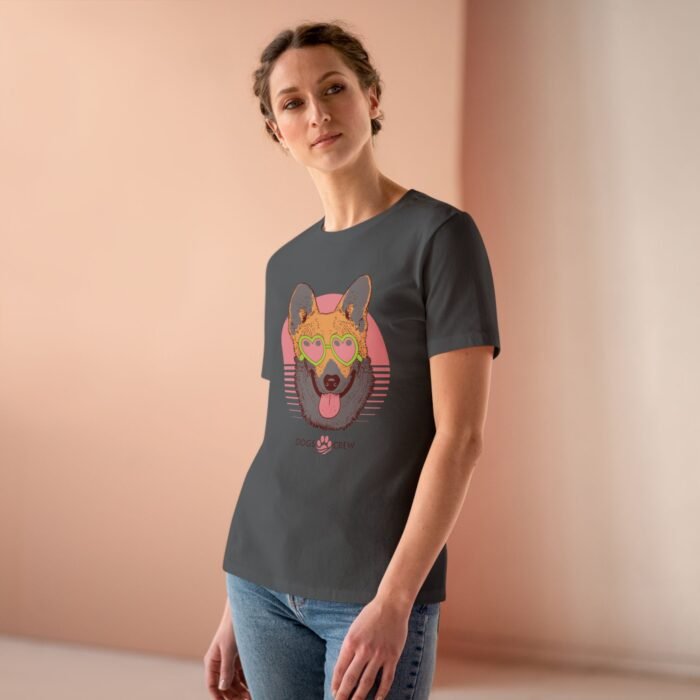 Dogs Crew Cotton Tee – Cute Animal Women’s T-Shirt, Dog Lover Gift, Soft & Comfy Crewneck - Image 10