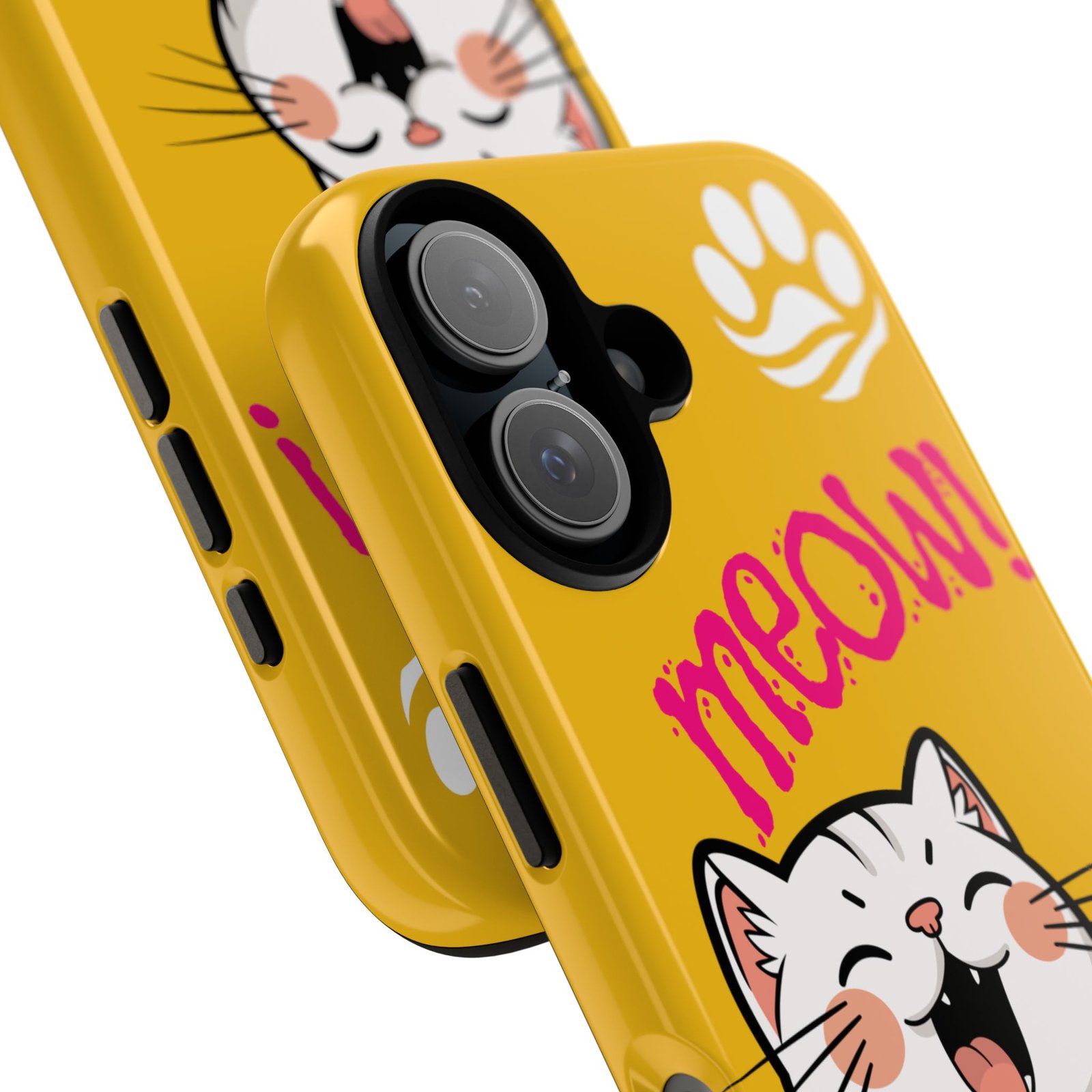 Cat Lover Phone Case – Cute Cat Print, Durable Protection, Perfect Gift for Kitty Lovers