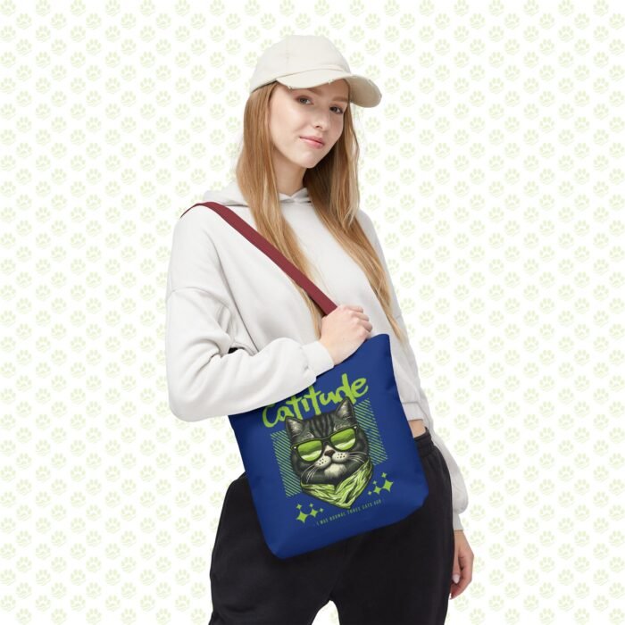 Catitude Cat Lover Tote Bag – Cute & Durable Feline Attitude Tote, Stylish Gift for Cat Fans - Image 3
