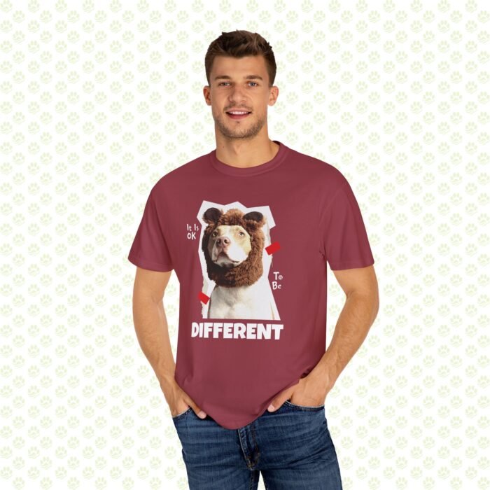 Dog Lovers Unisex Garment-Dyed T-Shirt – Inspirational Dog Graphic Tee, Soft Vintage-Style Heavyweight Cotton Pet Lover Gift - Image 10
