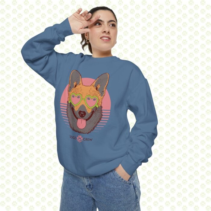 Dogs Crew Sweatshirt – Cute Animal Graphic Unisex Pullover, Cozy Dog Lover Gift, Soft Cotton Blend - Image 8