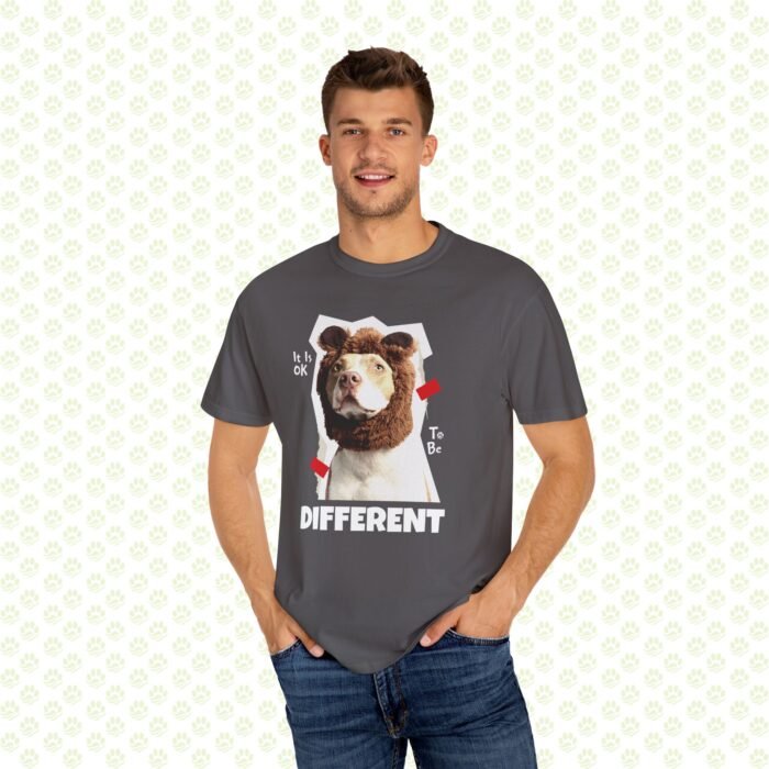 Dog Lovers Unisex Garment-Dyed T-Shirt – Inspirational Dog Graphic Tee, Soft Vintage-Style Heavyweight Cotton Pet Lover Gift - Image 6