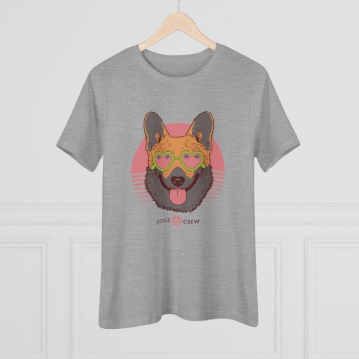 Dogs Crew Cotton Tee – Cute Animal Women’s T-Shirt, Dog Lover Gift, Soft & Comfy Crewneck - Image 9