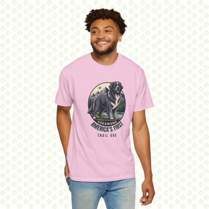 America’s First Trail Dog Seaman Unisex Garment-Dyed T-Shirt – Lewis & Clark Expedition, Historical Dog Lover Tee - Image 9