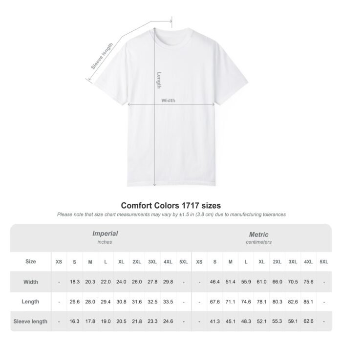 Unisex Garment-Dyed T-Shirt – Soft Vintage Wash, Relaxed Everyday Fit, 100% Cotton Comfort Colors Tee - Image 7