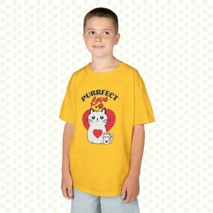 Perfect Love Cats Kids T-Shirt – Cute Kitty Design, Gift for Cat Lovers, Soft & Durable Children’s Tee - Image 6