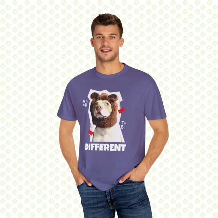 Dog Lovers Unisex Garment-Dyed T-Shirt – Inspirational Dog Graphic Tee, Soft Vintage-Style Heavyweight Cotton Pet Lover Gift - Image 8