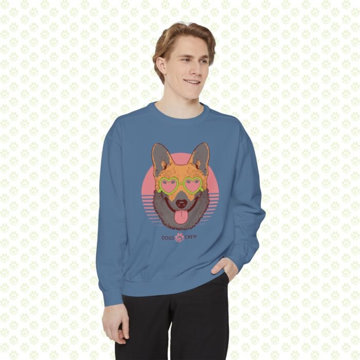 Dogs Crew Sweatshirt – Cute Animal Graphic Unisex Pullover, Cozy Dog Lover Gift, Soft Cotton Blend - Image 7