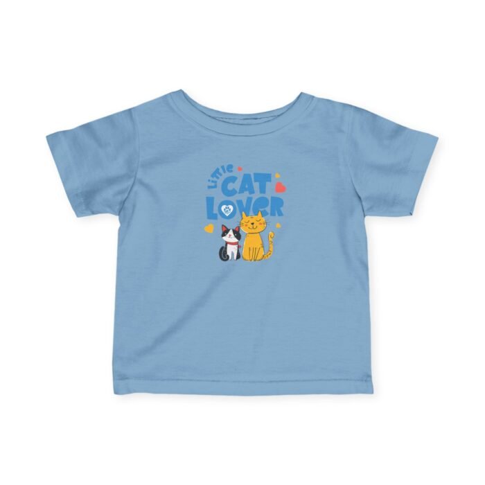 Cat Lover Infant Fine Jersey Tee – Little Cat Lover, Soft Kitten Graphic Baby T-Shirt, Cute Gift for Newborns & Parents - Image 3