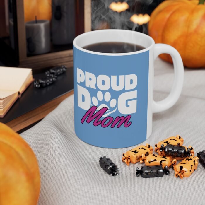 Proud Dog Mom Ceramic Mug – 11oz & 15oz Coffee Cup, Cute Pet Lover Gift, Dishwasher Safe - Image 4