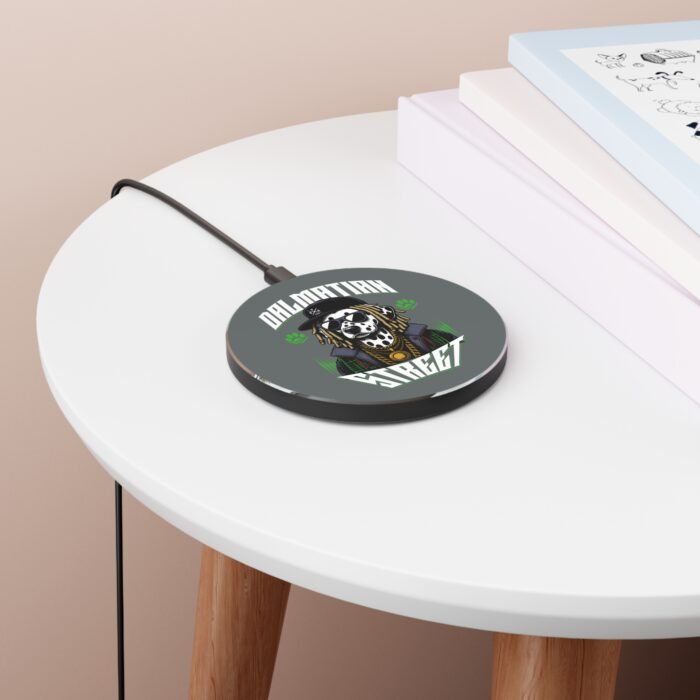 Dalmatian Street Dog Lover Wireless Charger – Cute Animal Design, Qi Fast Charging Pad, Unique Pet Tech Gift - Image 4