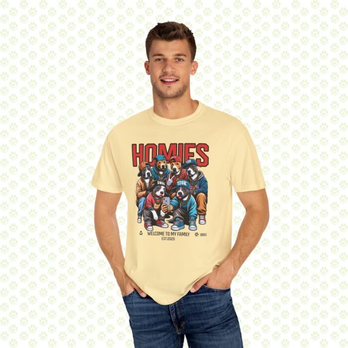 Dog Lover Unisex Garment-Dyed T-Shirt – Soft Vintage Look, Comfortable Casual Dog Lover Apparel
