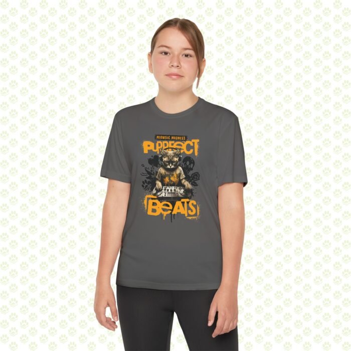 Perfect Beats Cat Lover Tee – DJ Cat Music Graphic, Fun Musical Cat Lover T-Shirt, Unisex Comfort Fit - Image 4