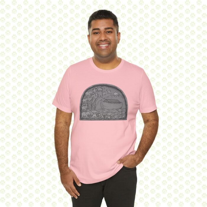 Noah’s Ark Paws Unisex Jersey Short Sleeve Tee – One-of-a-Kind Exclusive Animal Rescue Art Shirt - Image 13