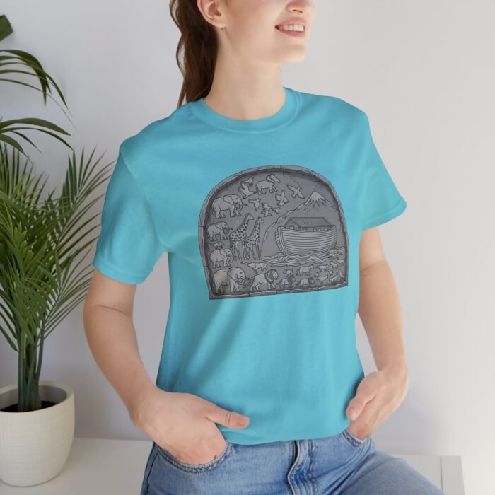 Noah’s Ark Paws Unisex Jersey Short Sleeve Tee – One-of-a-Kind Exclusive Animal Rescue Art Shirt - Image 12