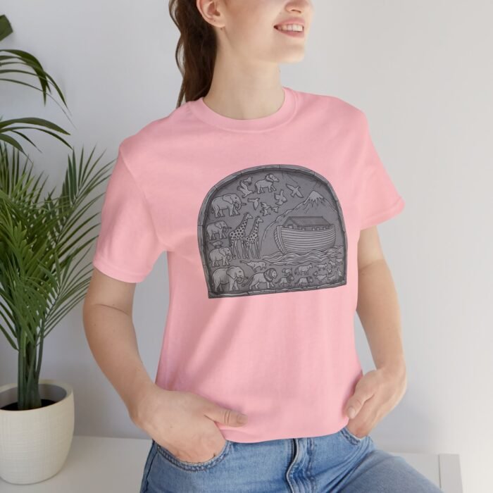 Noah’s Ark Paws Unisex Jersey Short Sleeve Tee – One-of-a-Kind Exclusive Animal Rescue Art Shirt - Image 15