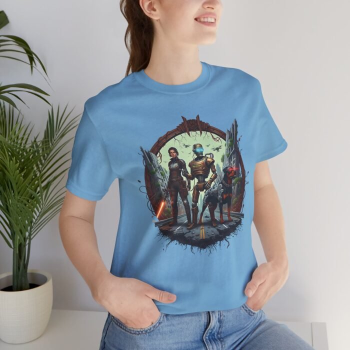 Post-Apocalyptic Guardian Bond Unisex Jersey Short Sleeve Tee – One-of-a-Kind Aura Farming Survivor Art Shirt - Image 12