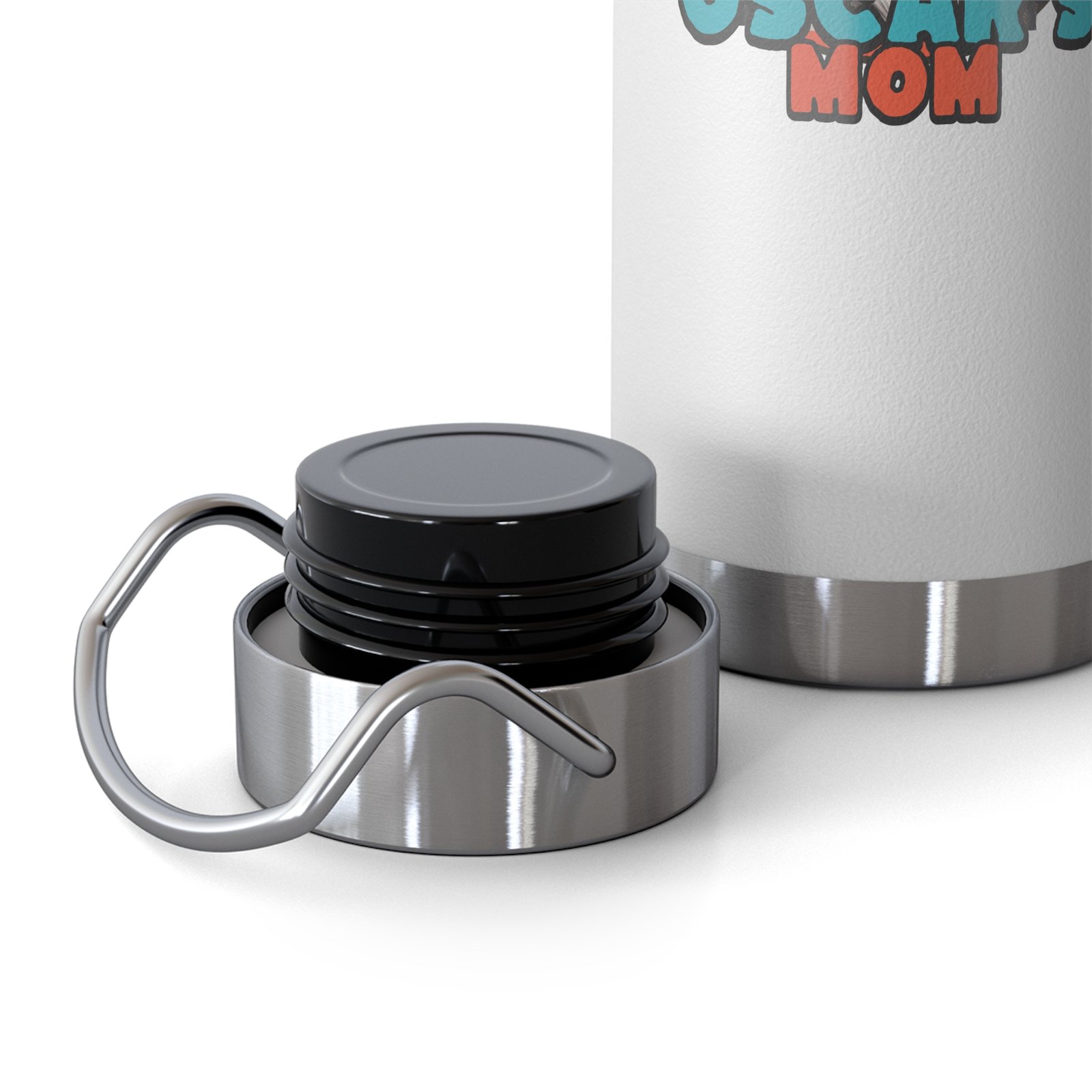 Copper Vacuum Insulated Bottle 22oz – Personalized “Oscar’s Mom” Dog Lover Stainless Steel Water Bottle, Double Wall Thermal Flask, Durable & Stylish Pet Mom Gift