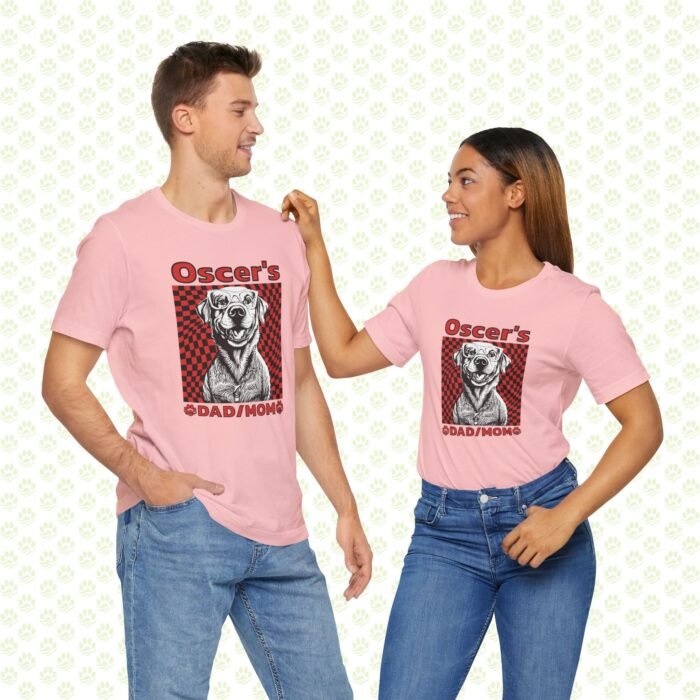 Personalized Dog’s Mom/Dad Unisex Jersey Short Sleeve Tee – Custom Name, Cute Dog Graphic, Comfortable Pet Lover Shirt - Image 13