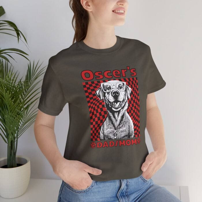 Personalized Dog’s Mom/Dad Unisex Jersey Short Sleeve Tee – Custom Name, Cute Dog Graphic, Comfortable Pet Lover Shirt - Image 10
